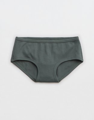 Aerie + Cotton Mid Rise Boyshort Undie