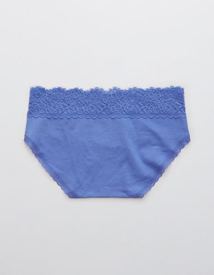Aerie Cotton Eyelash Lace Boybrief Underwear