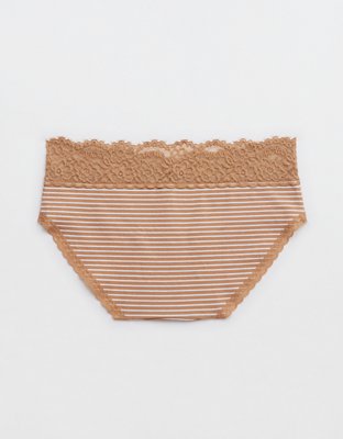 Aerie Cotton Eyelash Lace Boybrief Underwear