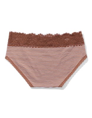 Aerie Cotton Eyelash Lace Boybrief Underwear