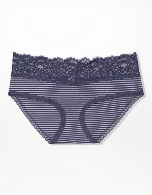 Aerie Cotton Eyelash Lace Boybrief Underwear