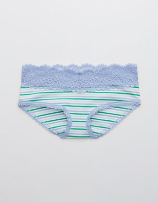 Aerie Cotton Eyelash Lace Boybrief Underwear