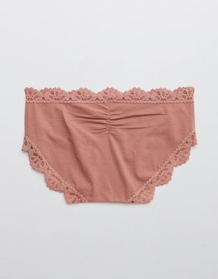 Aerie Cotton Snowday Lace Boybrief Underwear