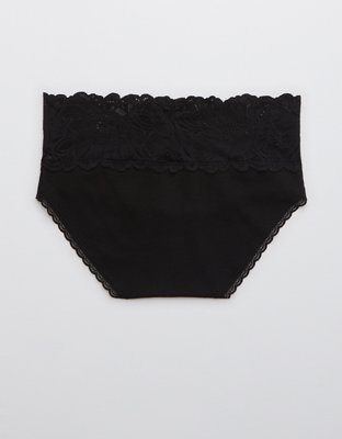 Aerie Waffle Holiday Best Lace Boybrief Underwear