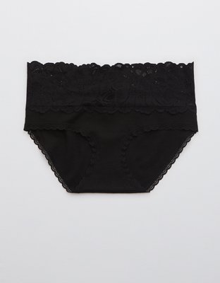 Aerie Waffle Holiday Best Lace Boybrief Underwear