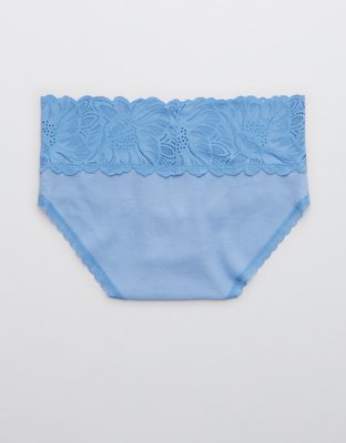 Aerie Waffle Holiday Best Lace Boybrief Underwear