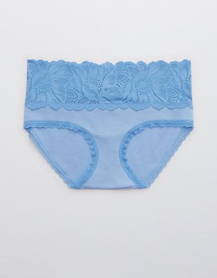 Aerie Waffle Holiday Best Lace Boybrief Underwear