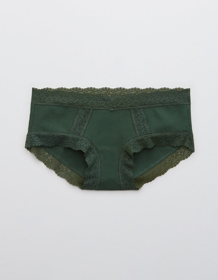 Aerie Cotton Lace Boybrief Underwear