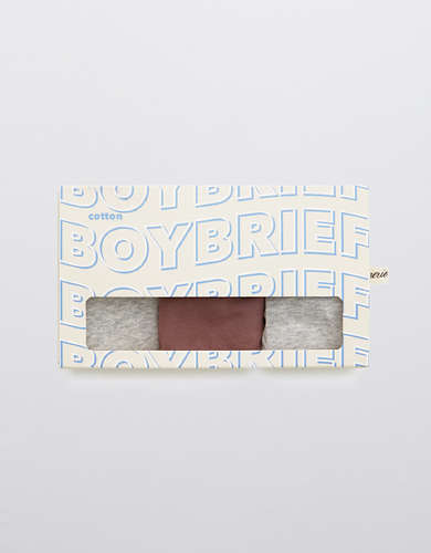 Aerie Cotton Boybrief Underwear 3-Pack