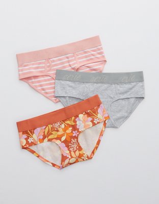 Aerie Cotton Logo Boybrief Underwear 3Pack