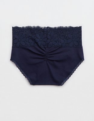Aerie Candy Lace Cotton Boybrief Underwear