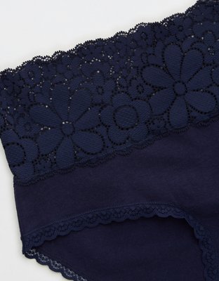 Aerie Candy Lace Cotton Boybrief Underwear