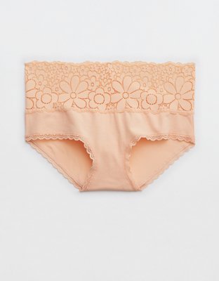 Aerie Sunnie Solid Lace Boybrief Underwear, Panties