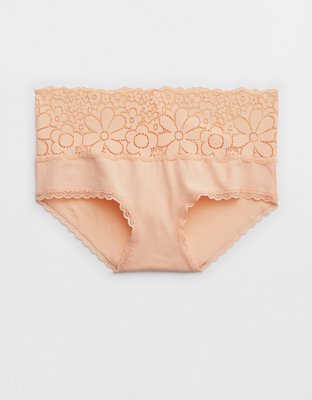 Aerie Candy Lace Cotton Boybrief Underwear