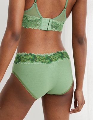 Aerie Cotton Sunkissed Lace Boybrief Underwear