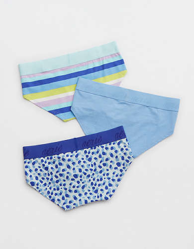 Aerie Cotton Logo Boybrief Underwear 3-Pack