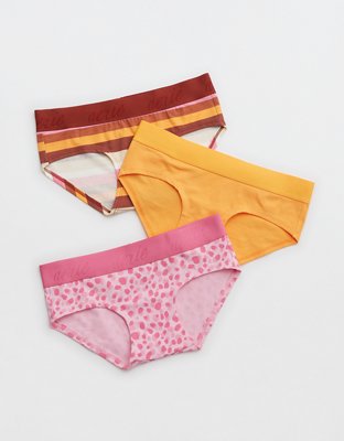 Aerie Cotton Logo Boybrief Underwear 3-Pack