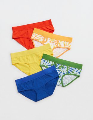 Aerie Pride Cotton Logo Boybrief Underwear 5-Pack