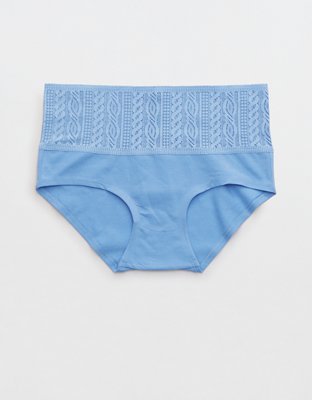 Shop Aerie Snow Angel Lace Cotton Boybrief Underwear online
