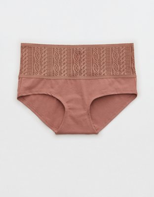 NWT AERIE Panties/Underwear Boybrief Sz S-M-L-XL Lace Silky