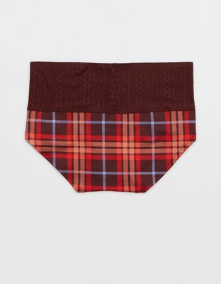 Aerie Cotton Cable Lace Boybrief Underwear