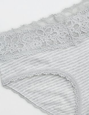 Culotte garçonne à dentelle frangée en coton Superchill 