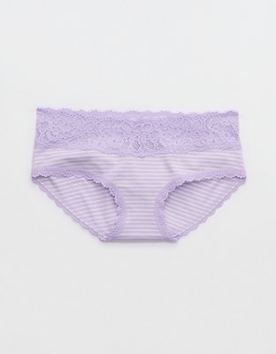 Aerie Women's Sunnie Blossom Lace Boybrief Underwear, Boybriefs
