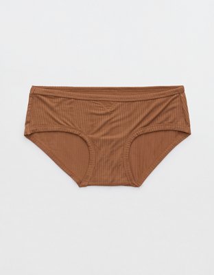 Vintage SPTI Rare 100% Ribbed Cotton Y-Fly Underwear Briefs Size 30 Brown  NEW 