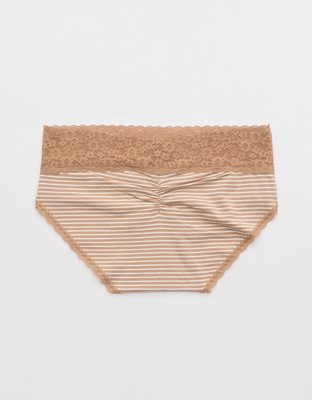 Трусы Superchill Vintage Boybrief, хлопок, кружево — Aerie — фото 2