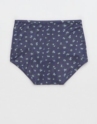 Culotte garçonne taille haute en modal côtelé Superchill
