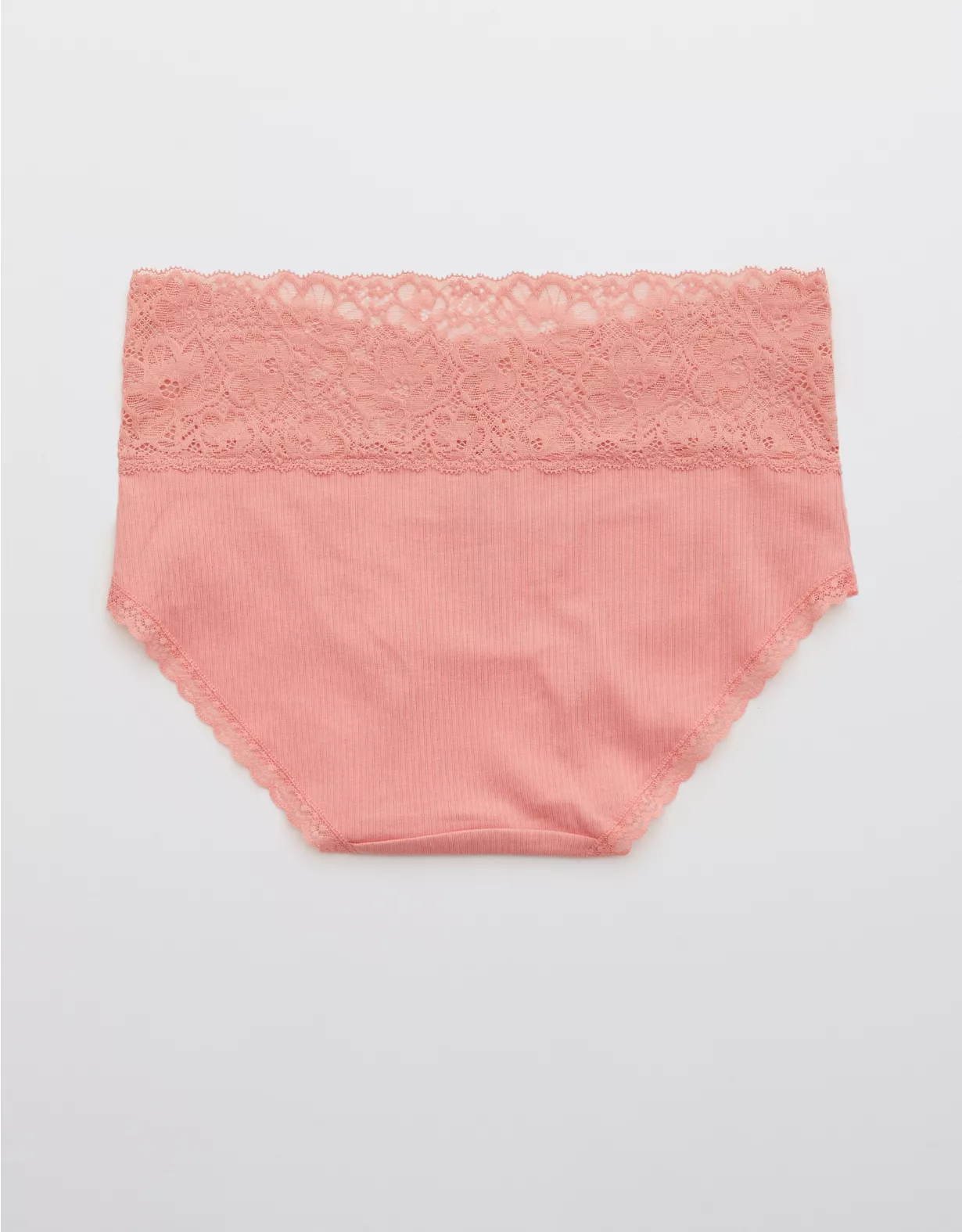 Aerie Cotton Wide Lace Boybrief Underwear