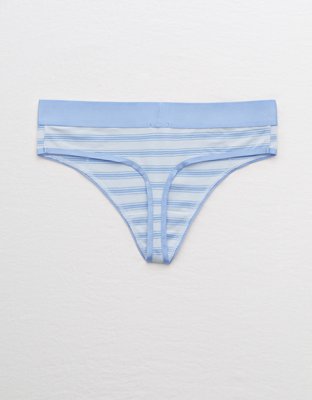 Aerie Cotton High Waisted Thong Underwear