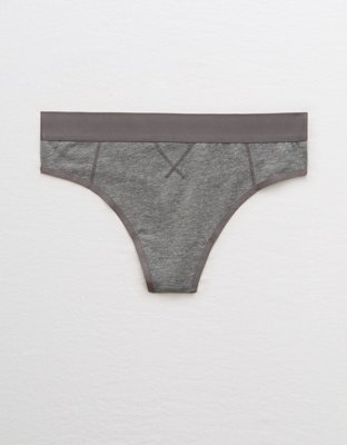 Aerie Cotton High Waisted Thong Underwear