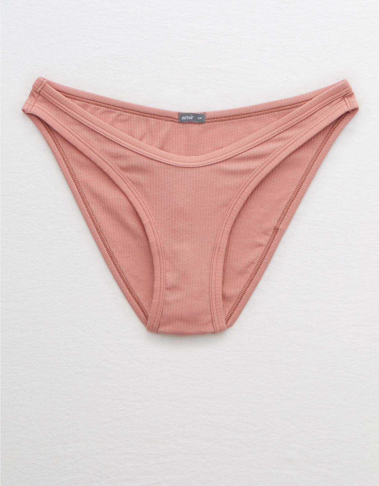 Aerie Ribbed High Cut Bikini Underwear