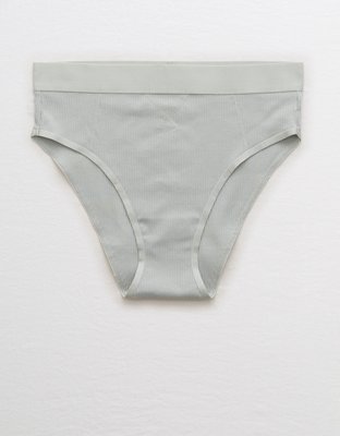 Aerie Ribbed High Waisted Bikini Underwear