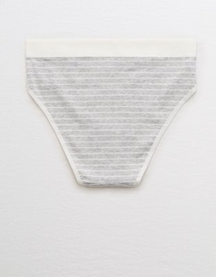 Aerie Ribbed High Waisted Bikini Underwear