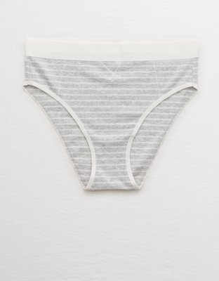 Aerie Ribbed High Waisted Bikini Underwear