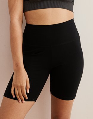 high rise biker shorts