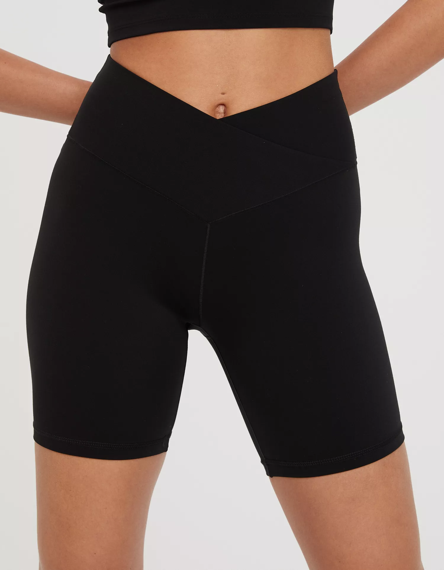 OFFLINE By Aerie Real Me Crossover High Waisted 7" Bike Short - thumbnail 2