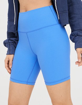 Женские брюки Aerie OFFLINE By Aerie Ribbed 7" Bike Short — фото 2