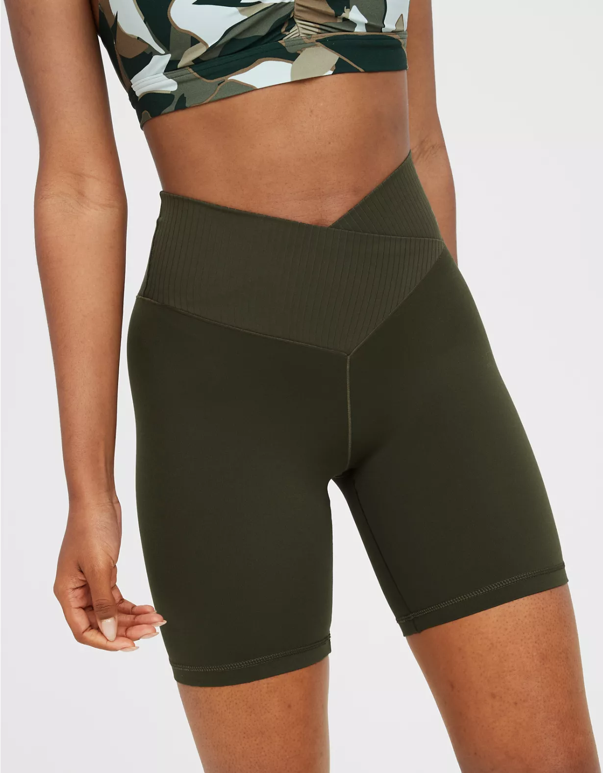 OFFLINE By Aerie Real Me Crossover Rib Bike Short