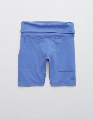 Женские брюки Aerie OFFLINE By Aerie OG High Waisted 7" Pocket Bike Short — фото 3