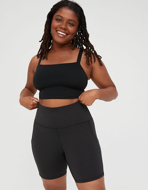 Женские брюки Aerie OFFLINE By Aerie Recycled Hugger High Waisted 7" Bike Short