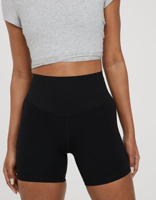 Aerie ribbed biker discount shorts