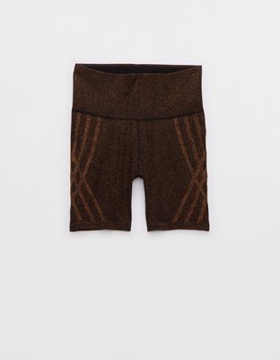Женские брюки Aerie OFFLINE By Aerie Seamless Lurex 5" Bike Short — фото 3
