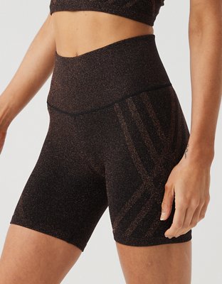 OFFLINE By Aerie Seamless Lurex 5" Bike Short