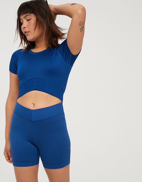 Женские брюки Aerie OFFLINE By Aerie Seamless V-Front 5" Bike Short