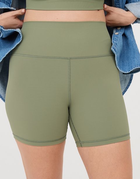 Женские брюки Aerie OFFLINE By Aerie Goals Rib 5" Bike Short