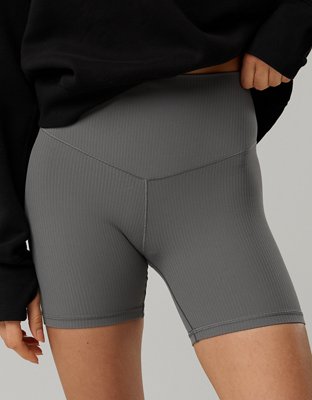 OFFLINE By Aerie Real Me XTRA Ribbed 5" Bike Short