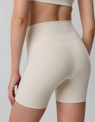 OFFLINE By Aerie Real Me XTRA Ribbed High Waisted 5" Bike Short